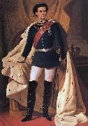 Ferdinand von Piloty Koning ludwig II van beieren oil painting